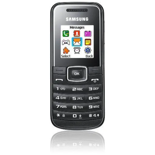 Samsung E1050 Téléphone Portable Noir Bon état reconditionné disponible sur Rakuten