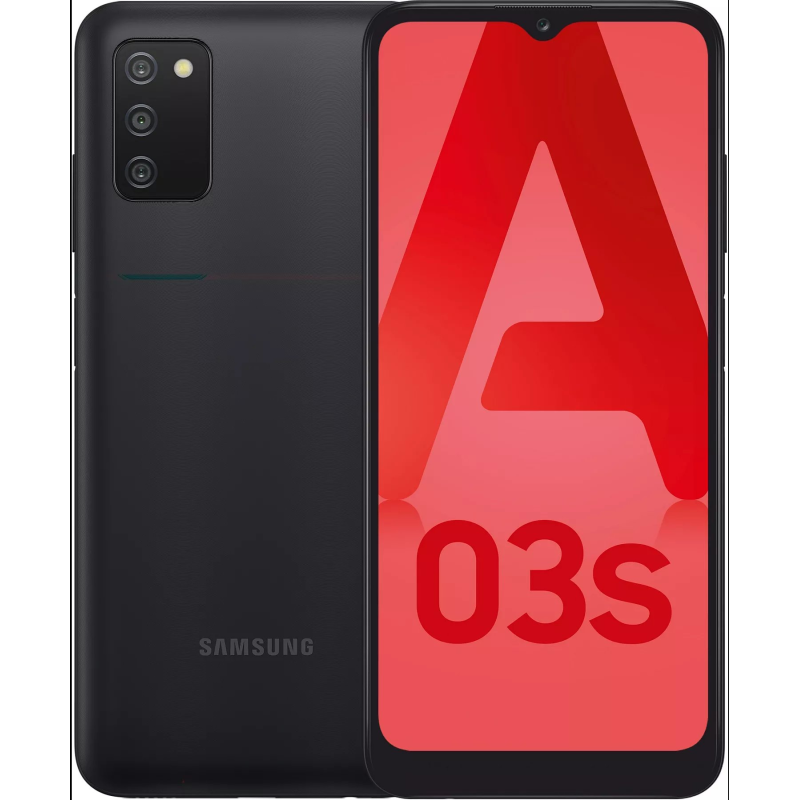 Samsung Galaxy A03s 32 Go +85% Noir - Reconditionné en France - État Très bon - Garanti 2 ans Reconditionné reconditionné disponible sur e-Recycle
