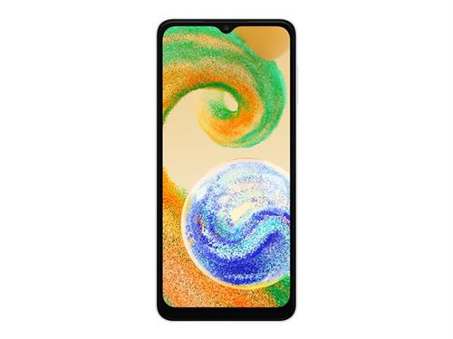 Samsung Galaxy A04s - 4G smartphone - double SIM - RAM 4 Go / Mémoire interne 64 Go - microSD slot - Écran LCD - 6.5" - 1600 x 720 pixels - 3 x caméras arrière 50 MP, 2 MP, 2 MP - front camera 5 MP - blanc génial État correct N/A reconditionné disponible sur Fnac