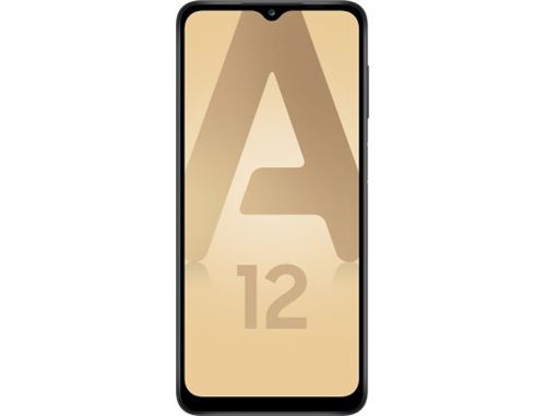 Samsung Galaxy A12 - 4G smartphone - double SIM - RAM 4 Go / Mémoire interne 64 Go - microSD slot - Écran LCD - 6.5" - 1600 x 720 pixels - 4x caméras arrière 48 MP, 5 MP, 2 MP, 2 MP - front camera 8 MP - noir État correct N/A reconditionné disponible sur Fnac
