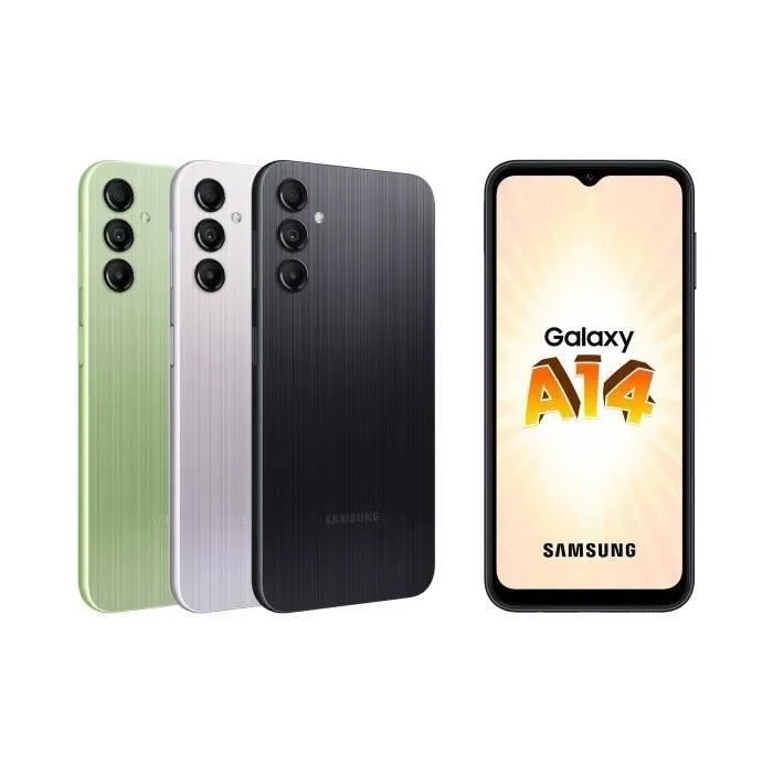 SAMSUNG Galaxy A14 4G Noir 64 Go - Reconditionné - Excellent état Reconditionné - 139,00 € SAMSUNG Galaxy A14 4G Noir 64 Go - Reconditionné - Excellent état Reconditionné Samsung reconditionné disponible sur Cdiscount Seconde Vie