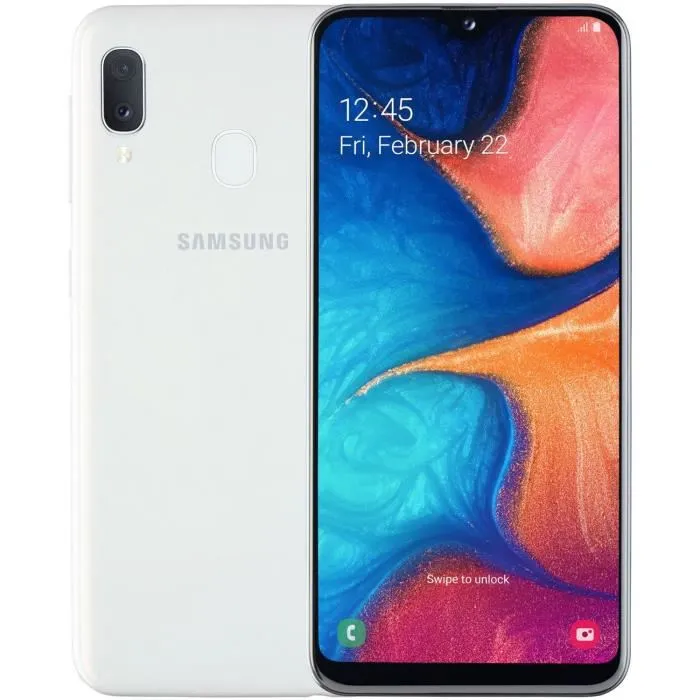 SAMSUNG Galaxy A20e 32 go Blanc - Double sim - Reconditionné - Excellent état refurbished - 88,99 € SAMSUNG Galaxy A20e 32 go Blanc - Double sim - Reconditionné - Excellent état refurbished reconditionné disponible sur Cdiscount Seconde Vie