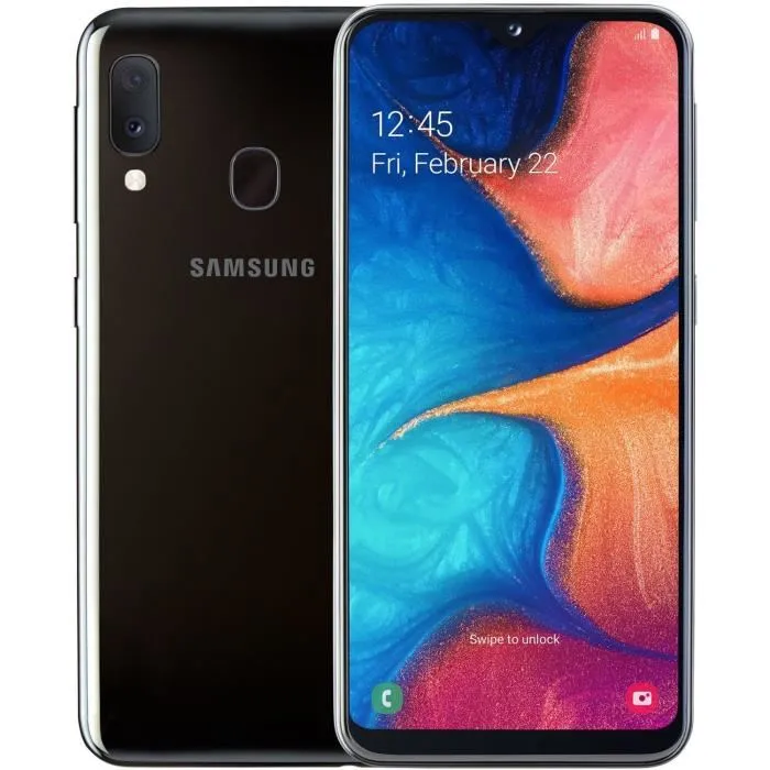 SAMSUNG Galaxy A20e 32 go Noir - Double sim - Reconditionné - Etat correct refurbished - 99,90 € SAMSUNG Galaxy A20e 32 go Noir - Double sim - Reconditionné - Etat correct refurbished reconditionné disponible sur Cdiscount Seconde Vie