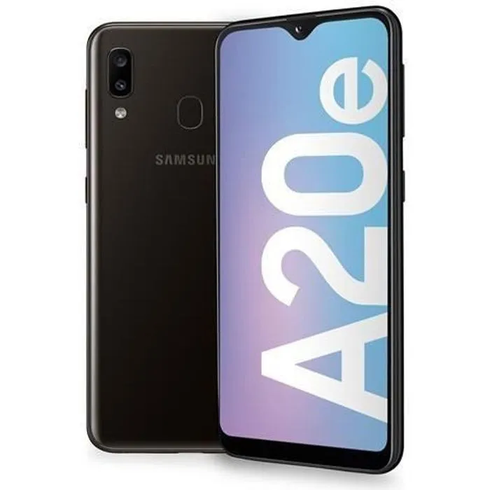 SAMSUNG Galaxy A20e 32 go Noir - Double sim - Reconditionné - Excellent état refurbished - 88,99 € SAMSUNG Galaxy A20e 32 go Noir - Double sim - Reconditionné - Excellent état refurbished reconditionné disponible sur Cdiscount Seconde Vie
