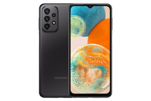 Samsung Galaxy A23 5G - 5G smartphone - double SIM - RAM 4 Go / Mémoire interne 128 Go - microSD slot - Écran LCD - 6.6"" - 2408 x 1080 pixels (120 Hz) - 4x caméras arrière 50 MP, 5 MP, 2 MP, 2 MP - front camera 8 MP - noir État correct Samsung reconditionné disponible sur Fnac