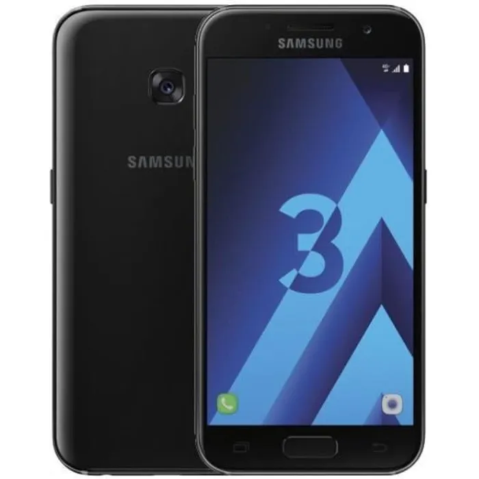 SAMSUNG Galaxy A3 2017 16 go Noir - Reconditionné - Très bon état Reconditionné - 59,00 € SAMSUNG Galaxy A3 2017 16 go Noir - Reconditionné - Très bon état Reconditionné Samsung reconditionné disponible sur Cdiscount Seconde Vie