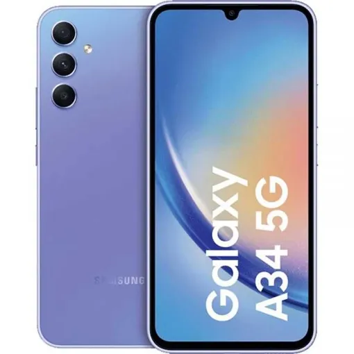 Samsung Galaxy A34 5G 6/128 Go Lavande Bon état reconditionné disponible sur Rakuten