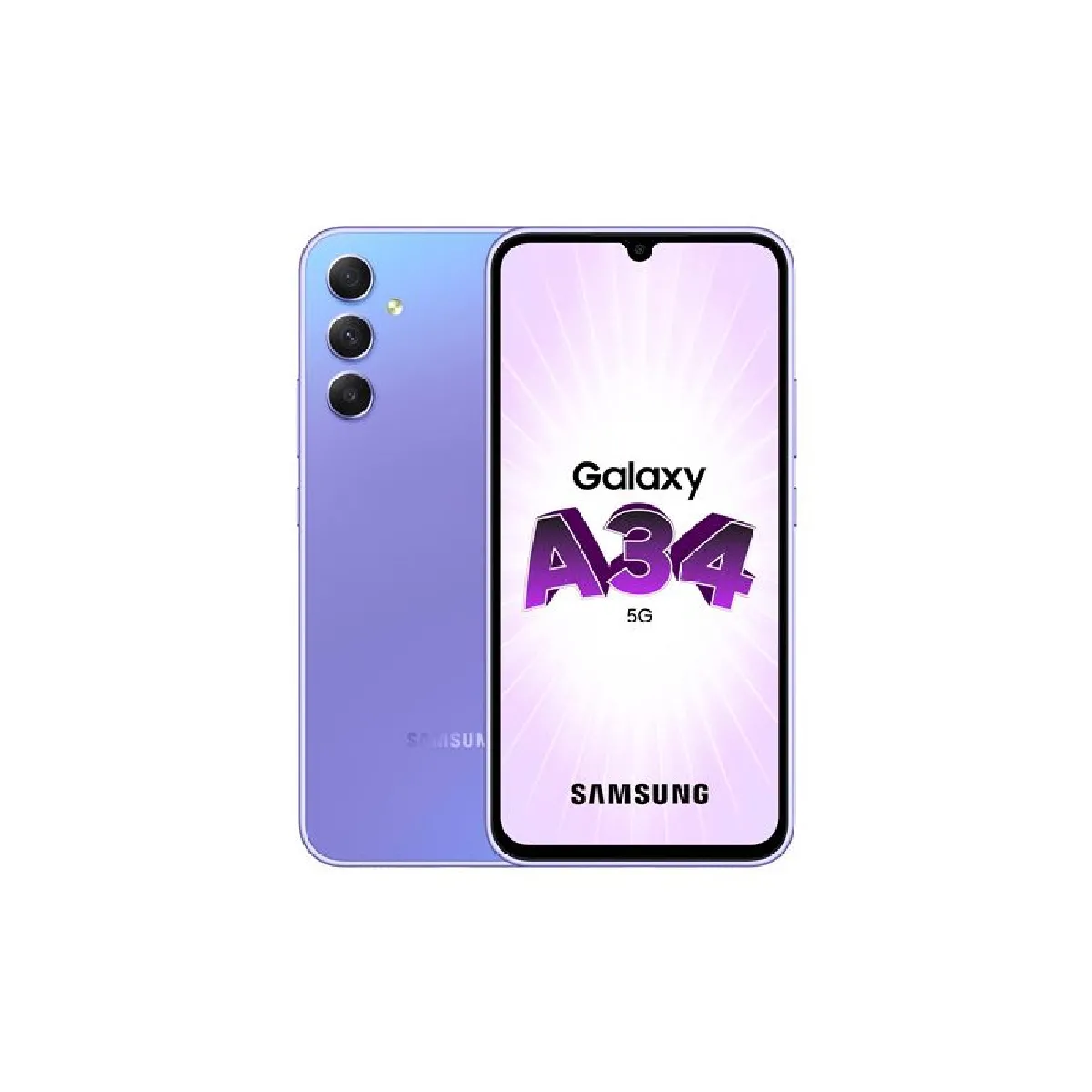 Samsung Galaxy A34 5G - Violet Reconditionné - 204,00 € Samsung Galaxy A34 5G - Violet Reconditionné Samsung reconditionné disponible sur Rue du Commerce Seconde Vie