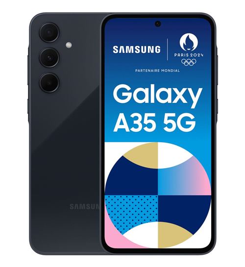 Samsung Galaxy A35 5G 16,8 cm (6.6") Double SIM hybride Android 14 USB Type-C 6 Go 128 Go 5000 mAh Marine État correct reconditionné disponible sur Fnac