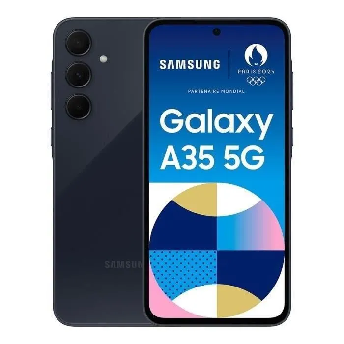 SAMSUNG Galaxy A35 5G Smartphone 128Go Bleu nuit (2024) - Reconditionné - Etat correct refurbished - 230,28 € SAMSUNG Galaxy A35 5G Smartphone 128Go Bleu nuit (2024) - Reconditionné - Etat correct refurbished reconditionné disponible sur Cdiscount Seconde Vie