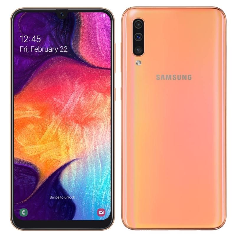 SAMSUNG Galaxy A50 Corail 128 Go Débloqué Bon état reconditionné (offre indisponible)