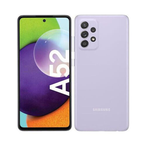Samsung Galaxy A52 4G 6 GB 128 GB Dual-SIM Violet Awesome Bon état Samsung reconditionné disponible sur Refurbed