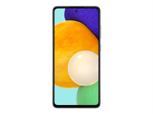 Samsung Galaxy A52 5G - 5G smartphone - double SIM - RAM 6 Go / Mémoire interne 128 Go - microSD slot - écran OLED - 6.5" - 2400 x 1080 pixels - 4x caméras arrière 64 MP, 12 MP, 5 MP, 5 MP - front camera 32 MP - noir génial État correct N/A reconditionné disponible sur Fnac