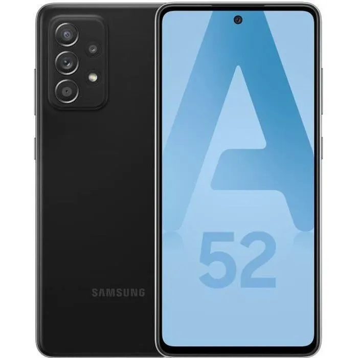 SAMSUNG Galaxy A52 5G Noir (2021) - Reconditionné - Etat correct Reconditionné - 188,73 € SAMSUNG Galaxy A52 5G Noir (2021) - Reconditionné - Etat correct Reconditionné Samsung reconditionné disponible sur Cdiscount Seconde Vie