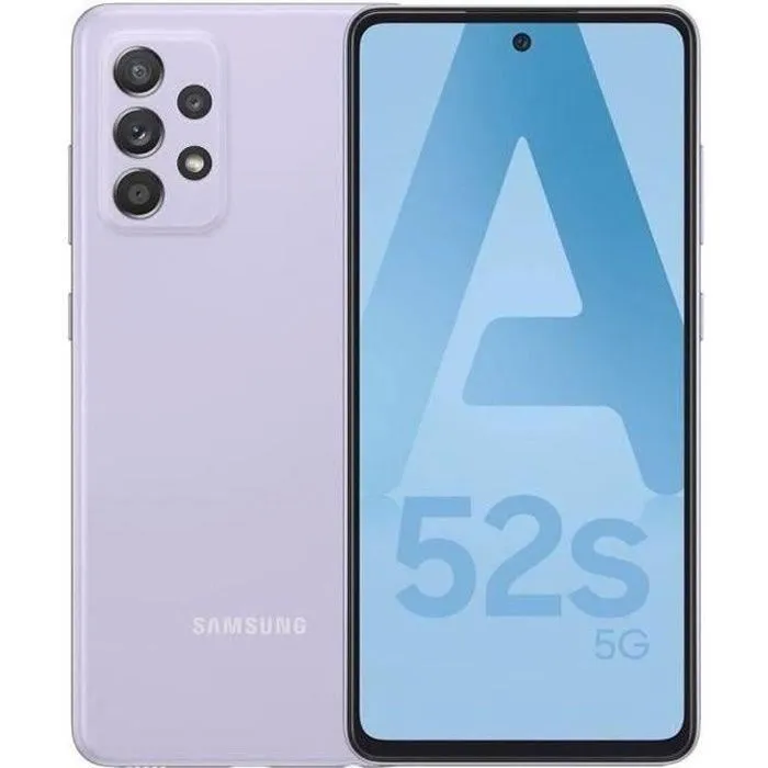 SAMSUNG Galaxy A52S 128Go 5G Violet - Reconditionné - Excellent état Reconditionné - 213,90 € SAMSUNG Galaxy A52S 128Go 5G Violet - Reconditionné - Excellent état Reconditionné Samsung reconditionné disponible sur Cdiscount Seconde Vie