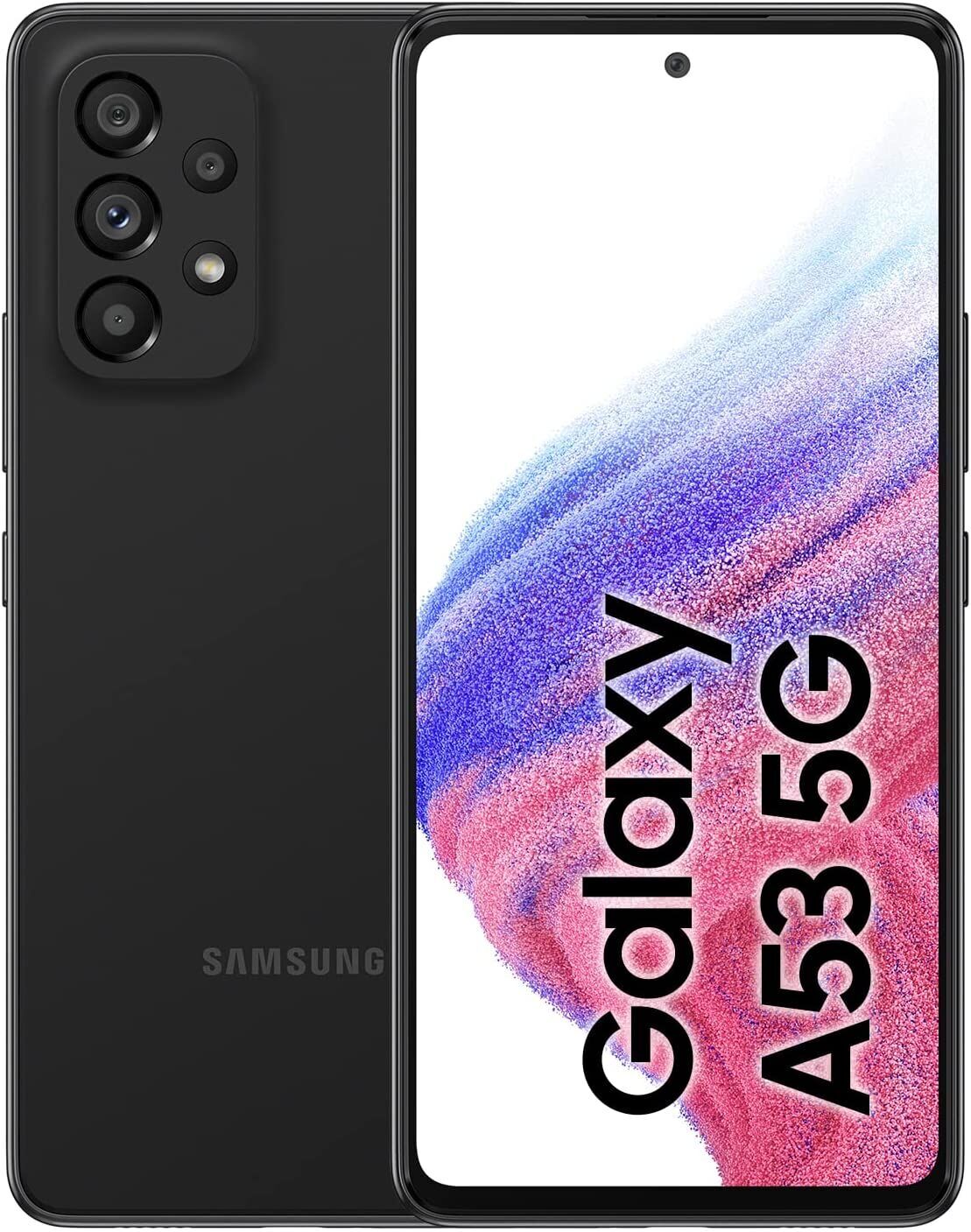 Samsung Galaxy A53 5G 6 GB 128 GB Single-SIM Awesome Black Bon état Samsung reconditionné disponible sur Refurbed | Dero