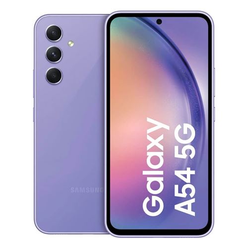 Samsung Galaxy A54 5G 8Go/256Go Violet (Awesome Violet) Double SIM A546B État correct N/A reconditionné disponible sur Fnac