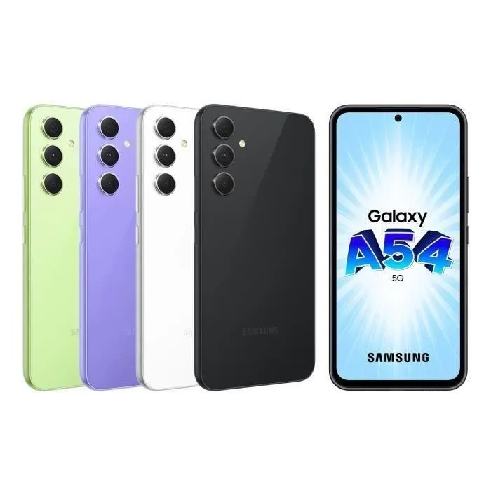 SAMSUNG Galaxy A54 5G Blanc 128 Go - Reconditionné - Etat correct Reconditionné - 184,00 € SAMSUNG Galaxy A54 5G Blanc 128 Go - Reconditionné - Etat correct Reconditionné Samsung reconditionné disponible sur Cdiscount Seconde Vie