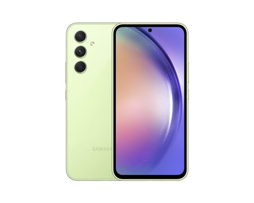 Samsung Galaxy A54 5G SM-A546B/DS 16,3 cm (6.4") Double SIM hybride Android 13 USB Type-C 8 Go 256 Go 5000 mAh Citron vert État correct N/A reconditionné disponible sur Fnac