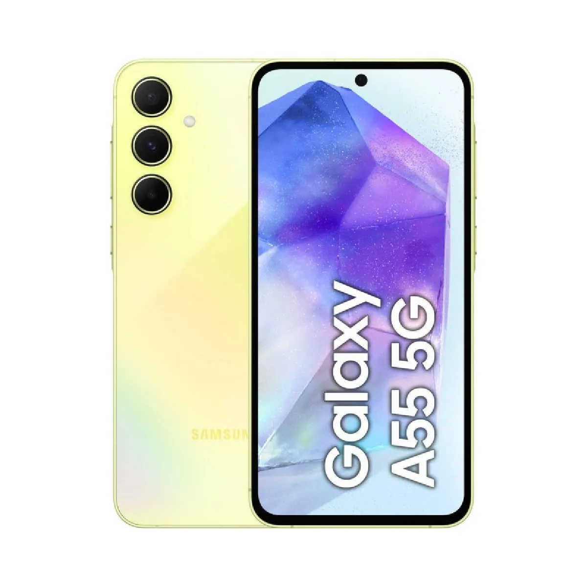 Samsung Galaxy A55 5G 8Go/256Go - Jaune État correct - 312,54 € Samsung Galaxy A55 5G 8Go/256Go - Jaune État correct Samsung reconditionné disponible sur Rue du Commerce Seconde Vie