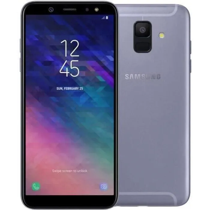 SAMSUNG Galaxy A6 32 go Gris orchidée - Reconditionné - Excellent état Reconditionné - 1200,00 € SAMSUNG Galaxy A6 32 go Gris orchidée - Reconditionné - Excellent état Reconditionné Samsung reconditionné disponible sur Cdiscount Seconde Vie | Dero