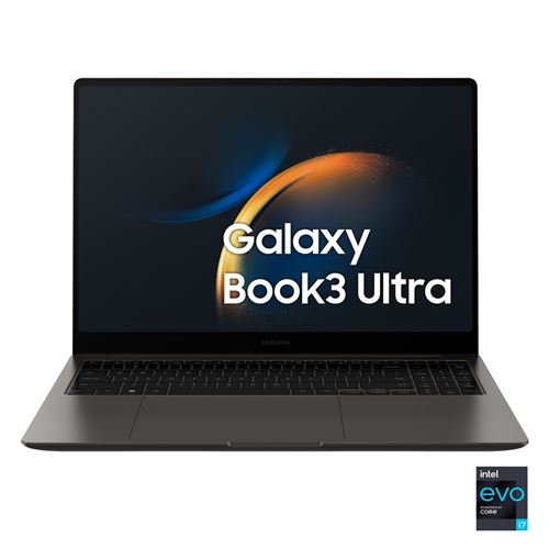 Samsung Galaxy Book3 Ultra NP960XFH-XA1IT laptop Ordinateur portable 40,6 cm (16") WQXGA+ Intel® Core™ i7 i7-13700H 16 Go LPDDR5-SDRAM 512 Go SSD NVIDIA GeForce RTX 4050 Wi-Fi 6E (802.11ax) Windows 11 Home Graphite État correct N/A reconditionné disponible sur Fnac