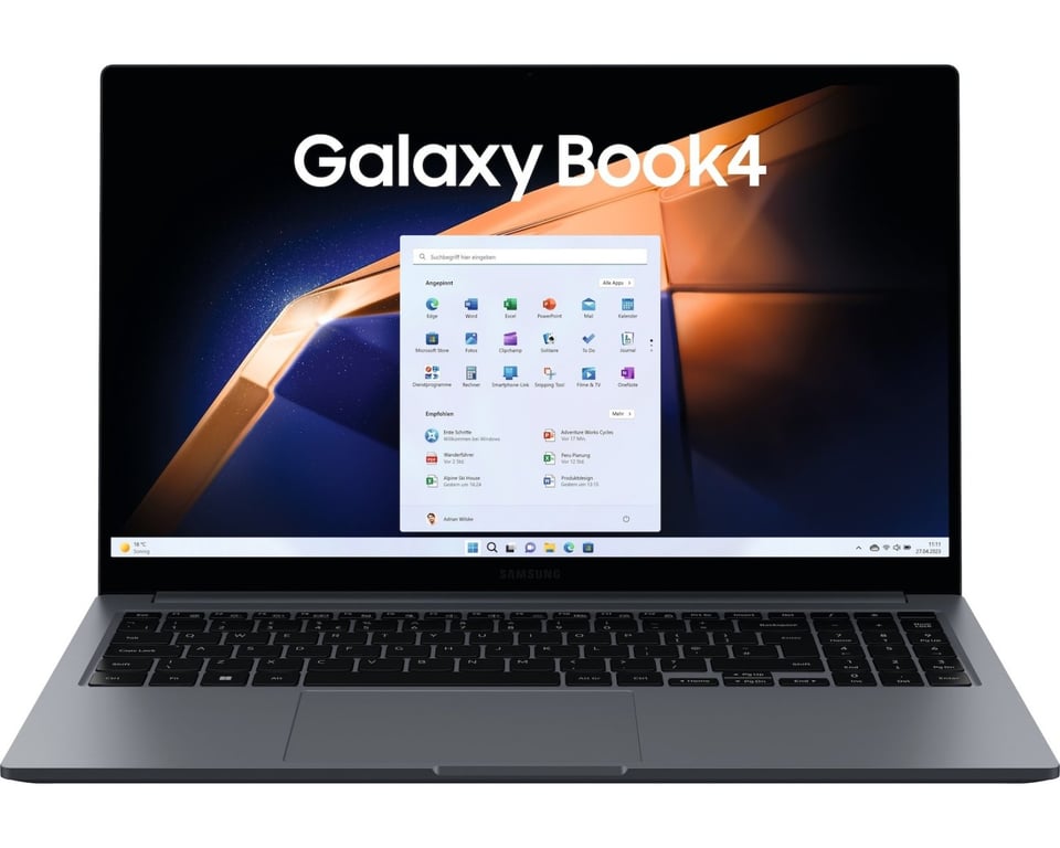 Samsung Galaxy Book4 Intel Core 3 100U Ordinateur portable 39,6 cm (15,6 ) Full HD 8 Go LPDDR4X-SDRAM 256 Go SSD Wi-Fi 6 (802.11ax) Windows 11 Home QWERTZ Gris - Très bon état Très bon état Samsung reconditionné disponible sur Pixmania