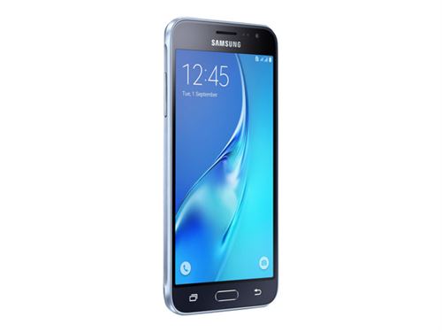Samsung Galaxy J3 (2016) - 4G smartphone - RAM 1.5 Go / Mémoire interne 8 Go - microSD slot - OLED display - 5" - 1280 x 720 pixels - rear camera 8 MP - front camera 5 MP - noir État correct reconditionné disponible sur Fnac