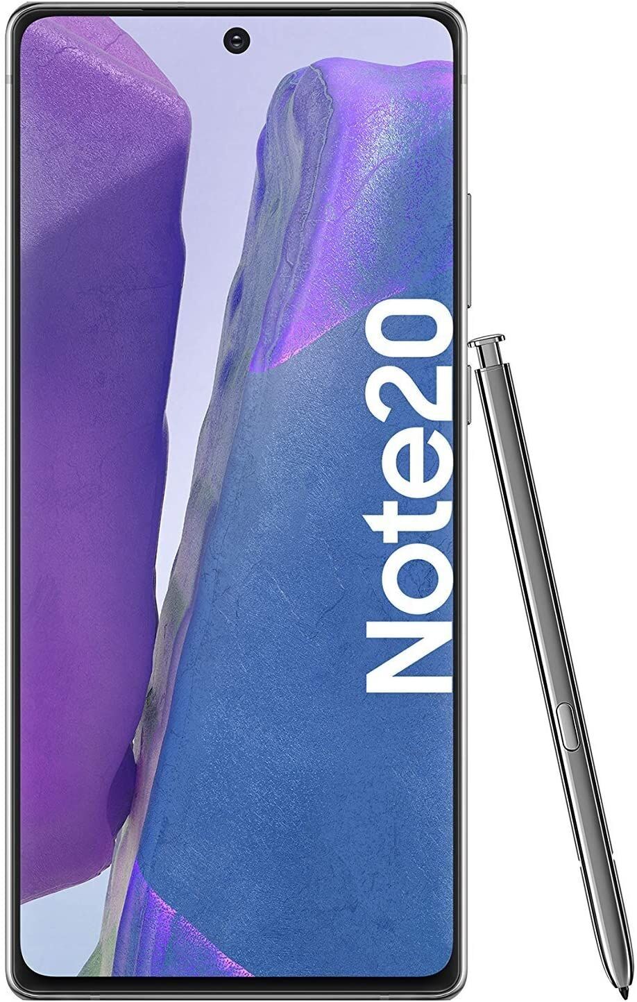 Samsung Galaxy Note 20 8 GB 256 GB 5G Dual-SIM Mystic Gray Parfait état Samsung reconditionné disponible sur Refurbed