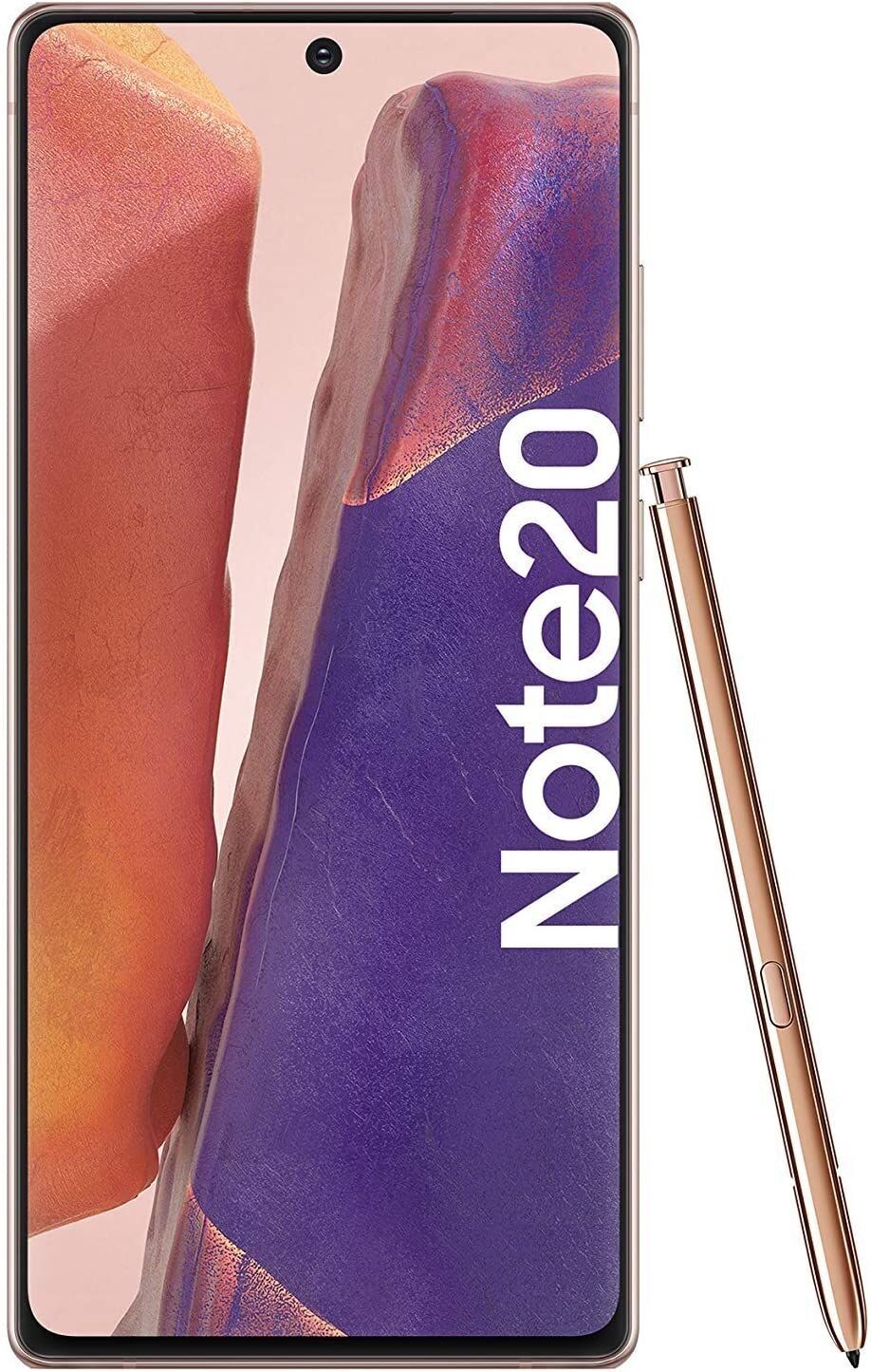 Samsung Galaxy Note 20 8 GB 256 GB Dual-SIM Mystic Bronze Très bon état Samsung reconditionné disponible sur Refurbed