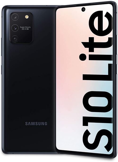 Samsung Galaxy S10 Lite - Smartphone 128 GB, 8 GB RAM, 4500 mAh, 4G, Dual Sim, Android 10, [Version Italienne], Prism Black État correct Samsung reconditionné disponible sur Fnac