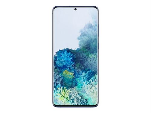 Samsung Galaxy S20+ - 4G smartphone - double SIM - RAM 8 Go / Mémoire interne 128 Go - microSD slot - écran OLED - 6.7" - 3200 x 1440 pixels (120 Hz) - 4x caméras arrière 12 MP, 12 MP, 64 MP, 0,3 MP - front camera 10 MP - bleu aura État correct N/A reconditionné disponible sur Fnac