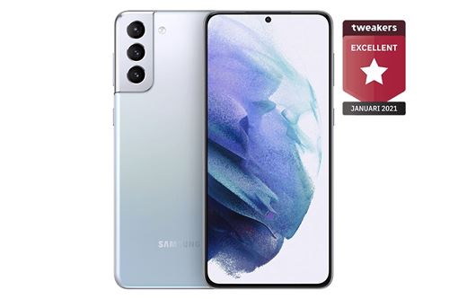 Samsung Galaxy S21+ 5G - 5G smartphone - double SIM - RAM 8 Go / Mémoire interne 128 Go - écran OLED - 6.7" - 2400 x 1080 pixels (120 Hz) - 3 x caméras arrière 12 MP, 12 MP, 64 MP - front camera 10 MP - argent fantôme État correct Samsung reconditionné disponible sur Fnac