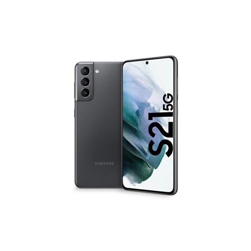 Samsung Galaxy S21 5G - 5G smartphone - double SIM - RAM 8 Go / Mémoire interne 128 Go - OLED display - 6.2" - 2400 x 1080 pixels (120 Hz) - 3 x caméras arrière 12 MP, 12 MP, 64 MP - front camera 10 MP - Gris phantôme État correct N/A reconditionné disponible sur Fnac