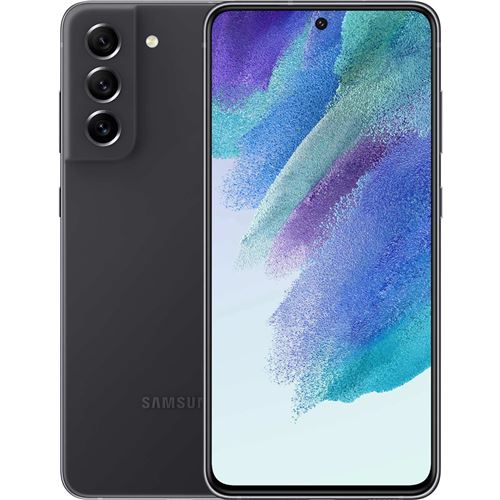 Samsung Galaxy S21 FE 5G - 5G smartphone - double SIM - RAM 6 Go / Mémoire interne 128 Go - écran OEL - 6.4"" - 2340 x 1080 pixels (120 Hz) - 3 x caméras arrière 12 MP, 12 MP, 8 MP - front camera 32 MP - graphite État correct Samsung reconditionné (offre indisponible)