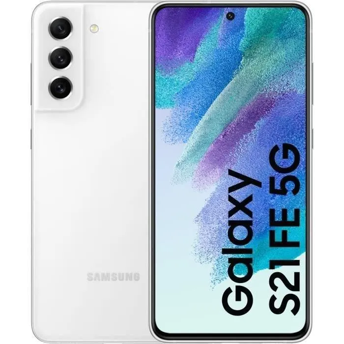 SAMSUNG Galaxy S21 FE 5G Double SIM 128 Go Blanc - Reconditionné - Très bon état refurbished - 205,90 € SAMSUNG Galaxy S21 FE 5G Double SIM 128 Go Blanc - Reconditionné - Très bon état refurbished reconditionné disponible sur Cdiscount Seconde Vie