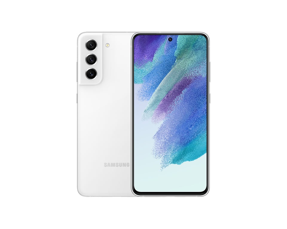 Samsung Galaxy S21 FE 5G SM-G990BZWFEUH smartphone 16,3 cm (6.4 ) Double SIM Android 11 USB Type-C 6 Go 128 Go 4500 mAh Blanc - Très bon état Très bon état Samsung reconditionné disponible sur Pixmania