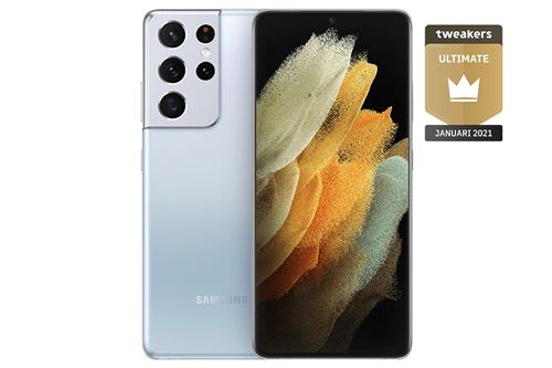 Samsung Galaxy S21 Ultra 5G - 5G smartphone - double SIM - RAM 12 Go / Mémoire interne 128 Go - écran OLED - 6.8" - 3200 x 1440 pixels (120 Hz) - 4x caméras arrière 12 MP, 108 MP, 10 MP, 10 MP - front camera 40 MP - argent fantôme État correct Samsung reconditionné disponible sur Fnac