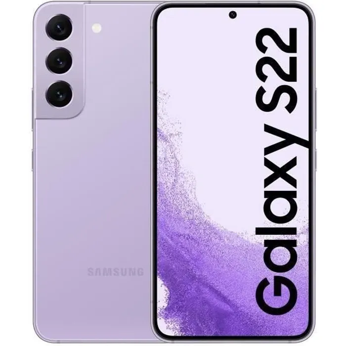 SAMSUNG Galaxy S22 128 Go Lavande - Reconditionné - Etat correct Reconditionné - 203,00 € SAMSUNG Galaxy S22 128 Go Lavande - Reconditionné - Etat correct Reconditionné Samsung reconditionné disponible sur Cdiscount Seconde Vie