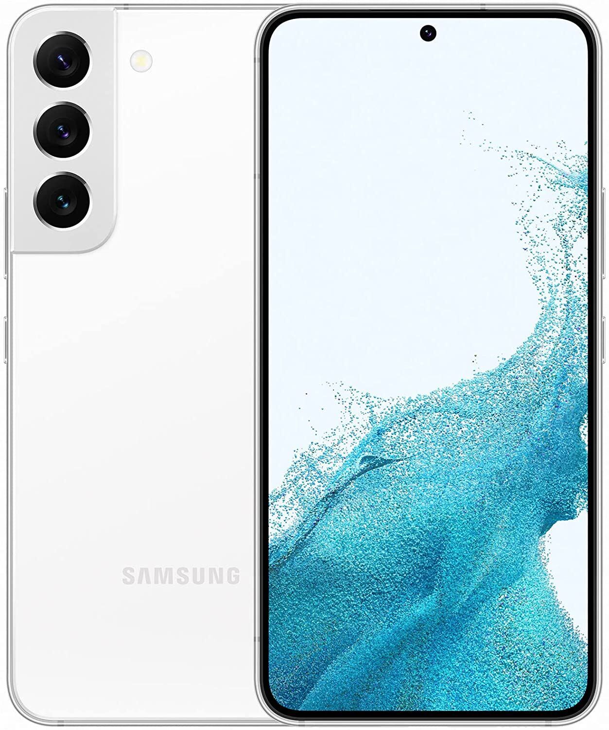 Samsung Galaxy S22 5G 8 GB 128 GB Dual-SIM Phantom White Parfait état Samsung reconditionné disponible sur Refurbed | Dero