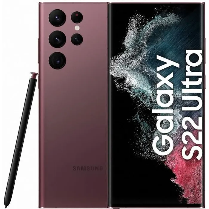 SAMSUNG Galaxy S22 Ultra 5G 128 Go Bordeaux - Reconditionné - Excellent état Reconditionné - 416,90 € SAMSUNG Galaxy S22 Ultra 5G 128 Go Bordeaux - Reconditionné - Excellent état Reconditionné Samsung reconditionné disponible sur Cdiscount Seconde Vie