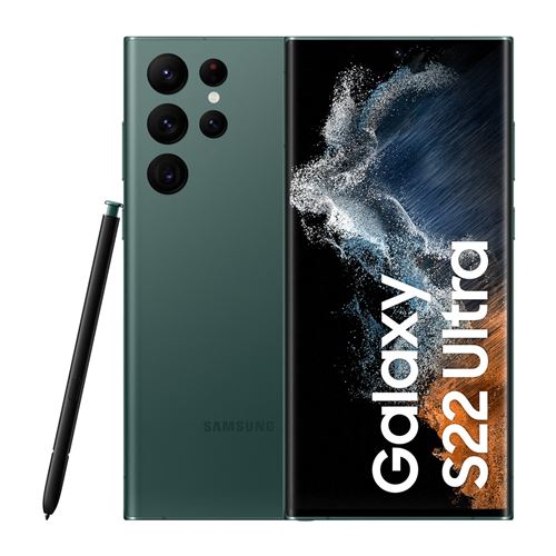 Samsung Galaxy S22 Ultra SM-S908B 17,3 cm (6.8") Double SIM Android 12 5G USB Type-C 8 Go 128 Go 5000 mAh Vert État correct N/A reconditionné disponible sur Fnac