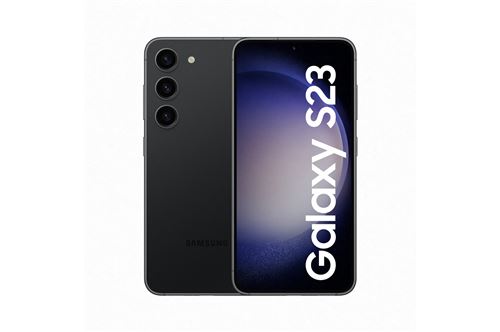 Samsung Galaxy S23 - 5G smartphone - double SIM - RAM 8 Go / Mémoire interne 128 Go - OLED display - 6.1" - 2340 x 1080 pixels (120 Hz) - 3 x caméras arrière 50 MP, 12 MP, 10 MP - front camera 12 MP - noir fantôme État correct - 340,26 € Samsung Galaxy S23 - 5G smartphone - double SIM - RAM 8 Go / Mémoire interne 128 Go - OLED display - 6.1" - 2340 x 1080 pixels (120 Hz) - 3 x caméras arrière 50 MP, 12 MP, 10 MP - front camera 12 MP - noir fantôme État correct N/A reconditionné disponible sur Fnac
