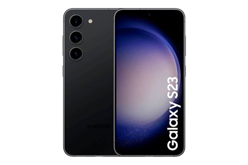 Samsung Galaxy S23 - 5G smartphone - double SIM - RAM 8 Go / Mémoire interne 256 Go - OLED display - 6.1" - 2340 x 1080 pixels (120 Hz) - 3 x caméras arrière 50 MP, 12 MP, 10 MP - front camera 12 MP - noir fantôme État correct Samsung reconditionné disponible sur Fnac