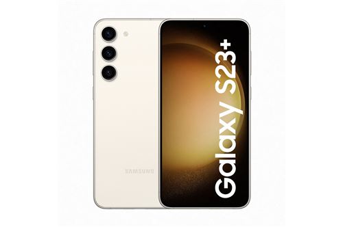 Samsung Galaxy S23+ SM-S916B 16,8 cm (6.6") Double SIM Android 13 5G USB Type-C 8 Go 512 Go 4700 mAh Crème État correct - 462,76 € Samsung Galaxy S23+ SM-S916B 16,8 cm (6.6") Double SIM Android 13 5G USB Type-C 8 Go 512 Go 4700 mAh Crème État correct Samsung reconditionné disponible sur Fnac