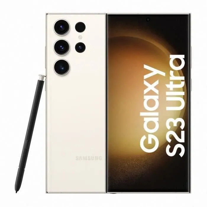 SAMSUNG Galaxy S23 Ultra 512 Go Crème - Reconditionné - Très bon état Reconditionné - 496,00 € SAMSUNG Galaxy S23 Ultra 512 Go Crème - Reconditionné - Très bon état Reconditionné Samsung reconditionné disponible sur Cdiscount Seconde Vie