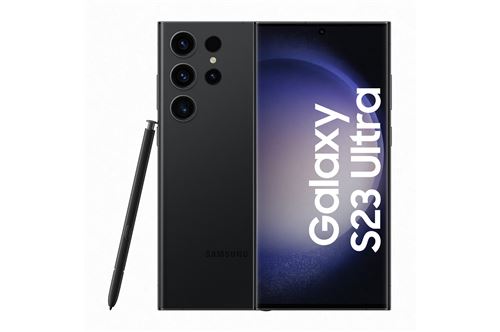 Samsung Galaxy S23 Ultra - 5G smartphone - double SIM - RAM 8 Go / Mémoire interne 256 Go - OLED display - 6.8" - 3088 x 1440 pixels (120 Hz) - 4x caméras arrière 200 MP, 12 MP, 10 MP, 10 MP - front camera 12 MP - noir fantôme État correct N/A reconditionné disponible sur Fnac
