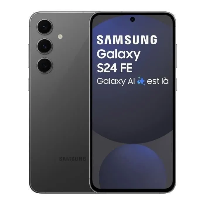 Samsung Galaxy S24 FE Smartphone 128 Go Graphite (2024) - Reconditionné - Excellent état Reconditionné - 379,00 € Samsung Galaxy S24 FE Smartphone 128 Go Graphite (2024) - Reconditionné - Excellent état Reconditionné Samsung reconditionné disponible sur Cdiscount Seconde Vie
