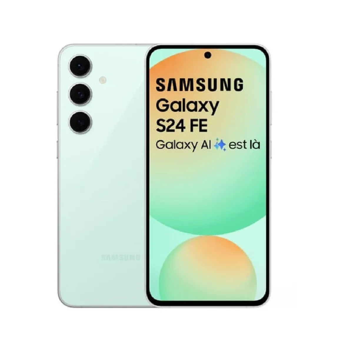Samsung Galaxy S24 FE - Vert d'eau Reconditionné - 353,00 € Samsung Galaxy S24 FE - Vert d'eau Reconditionné Samsung reconditionné disponible sur Rue du Commerce Seconde Vie