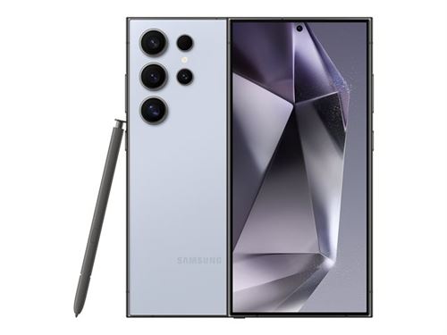 Samsung Galaxy S24 Ultra - Online Exclusive - 5G smartphone - double SIM - RAM 12 Go / Mémoire interne 256 Go - écran OLED - 6.8" - 3120 x 1440 pixels (120 Hz) - 4x caméras arrière 200 MP, 50 MP, 12 MP, 10 MP - front camera 12 MP - bleu titane État correct N/A reconditionné disponible sur Fnac